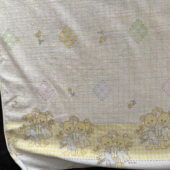 Vintage Cuddle Bear Theme Baby Blanket - Picture 5 of 8